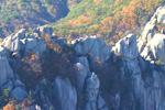 하늘에서 본  산의 변화